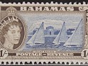 Bahamas - 1954 - Characters - 1 Sh - Multicolor - Yacht, Racing - Scott 168 - Yacht racing - 0